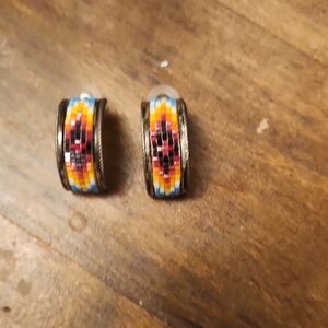 Vintage Sterling Artesain Earrings